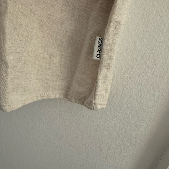 Rhythm Tan Linen Mini Dress - Picture 2 of 5